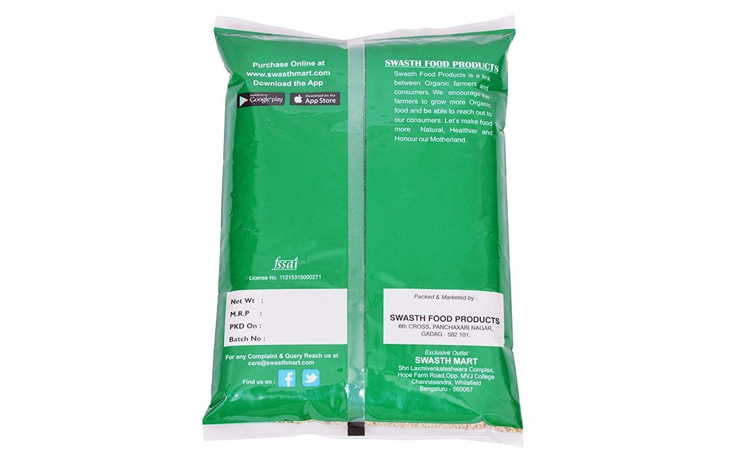 Swasth Unpolished Browntop Millet    Pack  1 kilogram